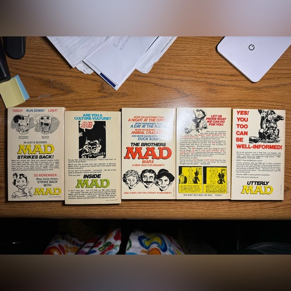 Classically MAD: Vintage 5 Paperback Box Set Books Gaines/Kurtzman 1978 - Picture 4 of 7